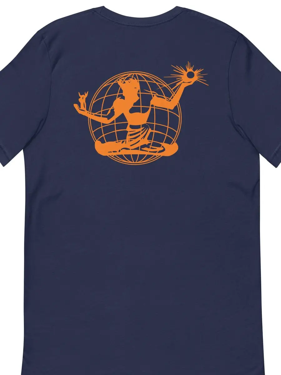 Spirit Of Detroit Worldwide Unisex Premium T-Shirt - Navy / Orange 1