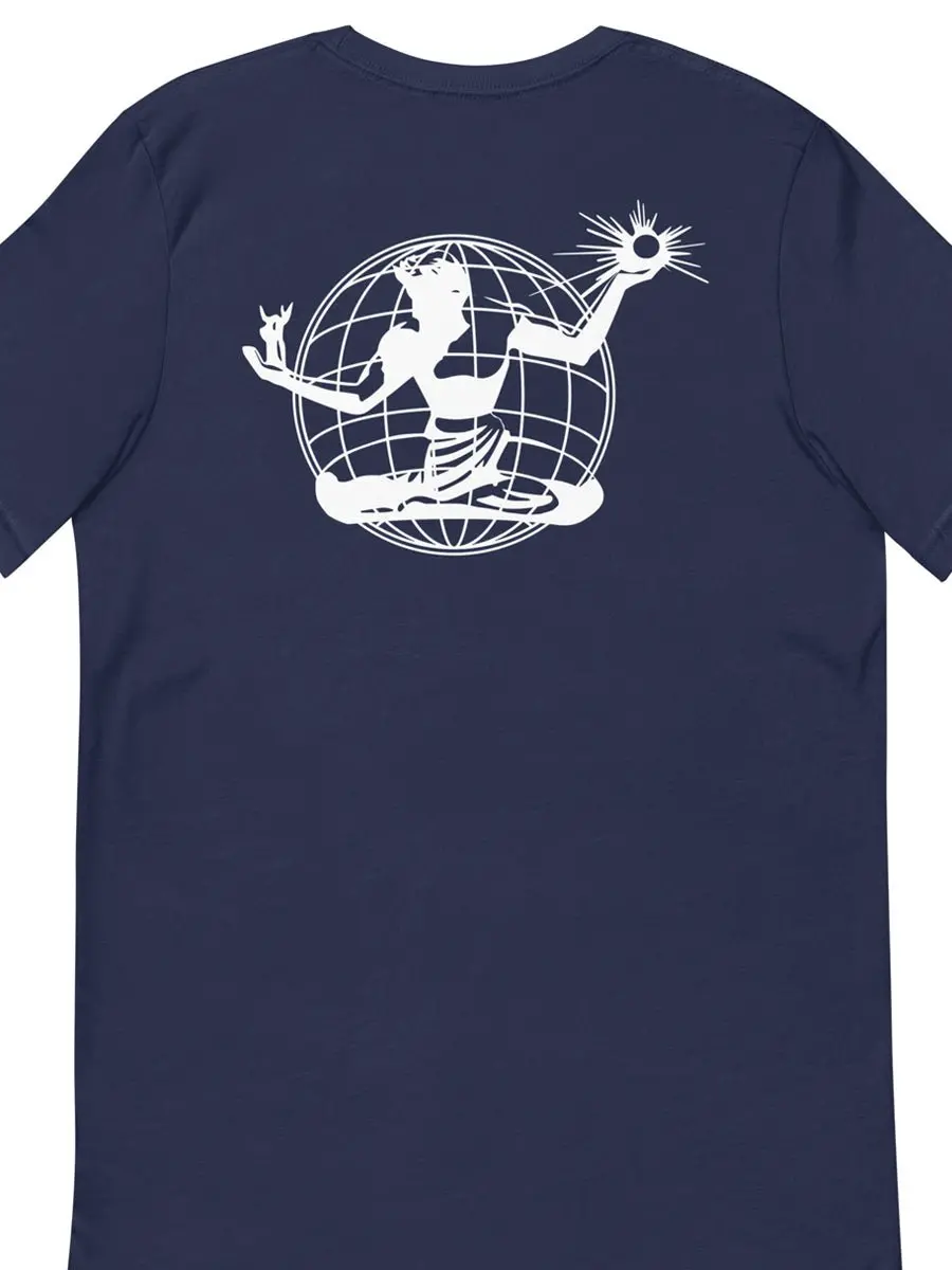 Spirit Of Detroit Worldwide Unisex Premium T-Shirt - Navy / White 1