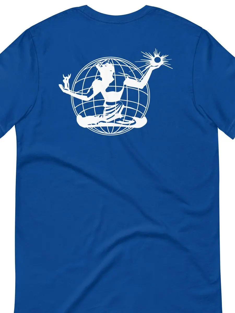 Spirit Of Detroit Worldwide Unisex Premium T-Shirt - Royal / White 1