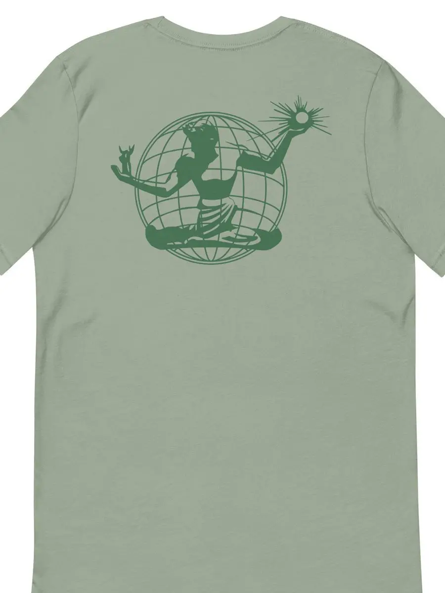Spirit Of Detroit Worldwide Unisex Premium T-Shirt - Sage / Green 1
