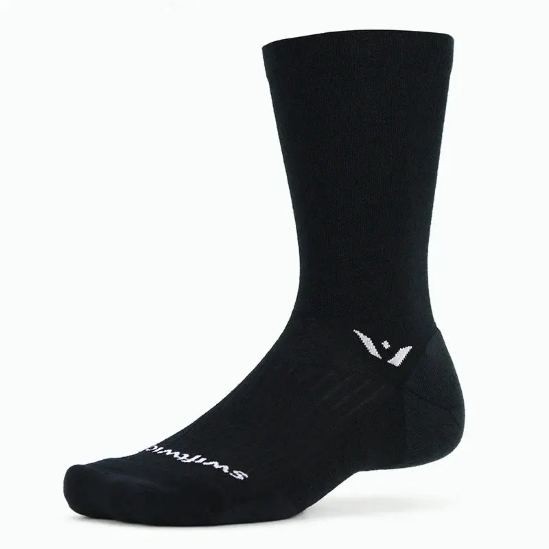 Swiftwick Aspire Seven Socks - Thin Lightweight Crew Cycling Socks 1
