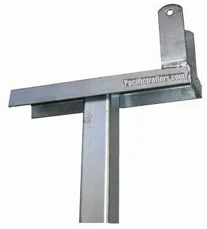 Boat Trailer Winch Mount 'T-Top' - Galvanized - Top Mount 1