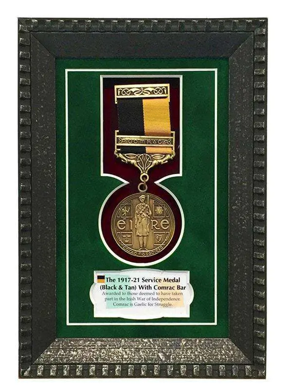1917-21 Service Medal (With Comrac Bar) Gift Frame | 1