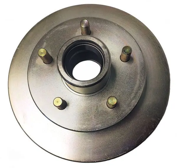 Ufp By Dexter, Trailer Disc Brake Rotor, Db-35 - 9.75" Tapered, Zinc Plated 5 On 4.5"- 3.7K #41019 1
