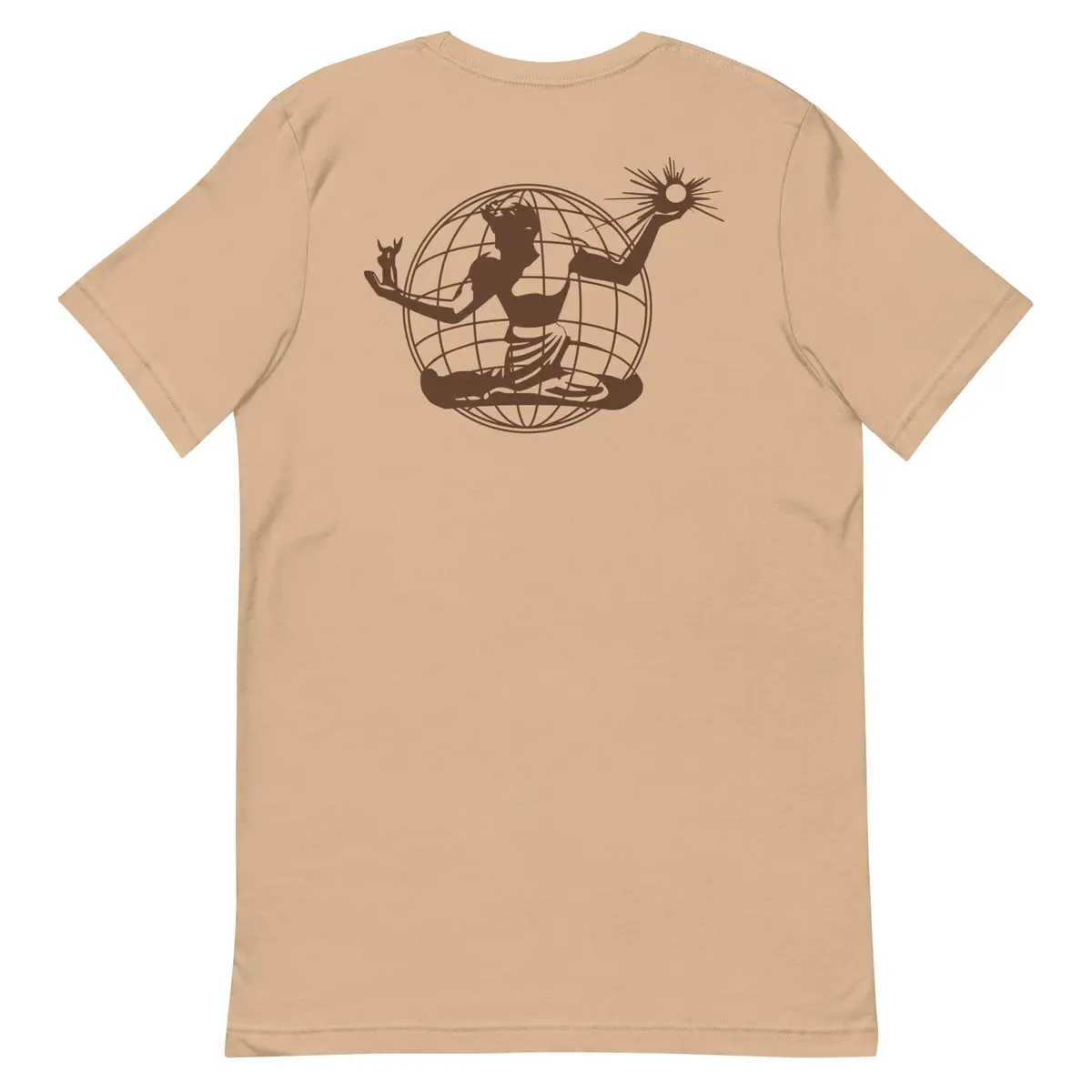 Spirit Of Detroit Worldwide Unisex Premium T-Shirt - Tan / Brown 3