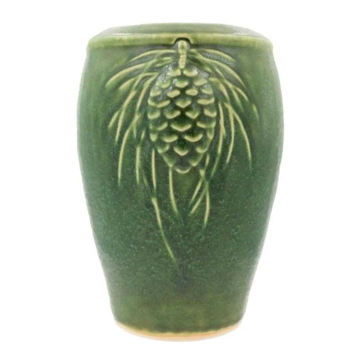 Pewabic Pine Cone Vase - Pewabic Green 1