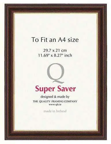 Walnut Gold 35Mm Picture Frame I 6 Pack 1