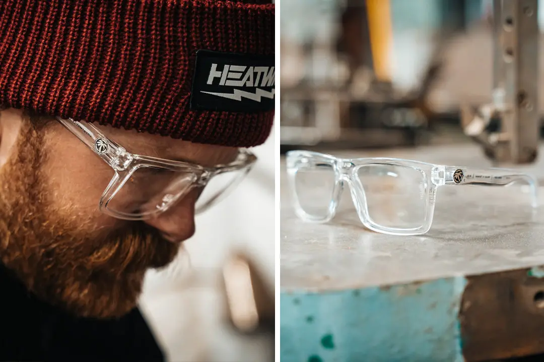 Vise Z87 Sunglasses Vapor Clear Frame: Tuff-Tec Clear Lens 3