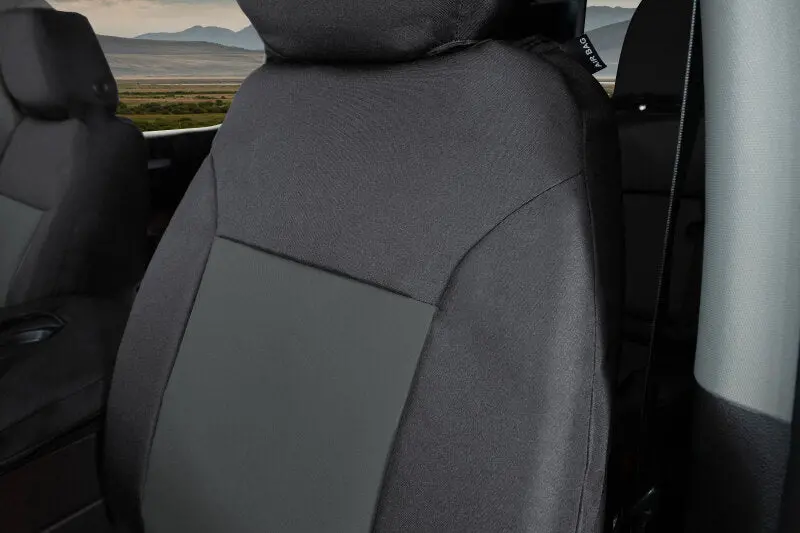 Covercraft Endura Precisionfit Third-Row Seat Covers For 2016–2024 Chevrolet Traverse – Black/Charcoal 1