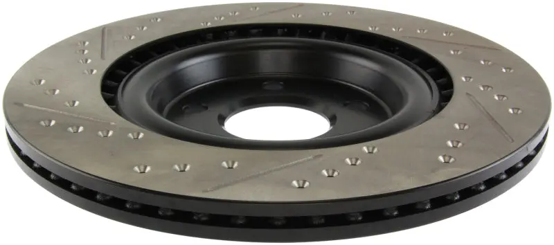 Stoptech Sport Brake Rotors – Slotted And Drilled For Enhanced Performance And Cooling 1