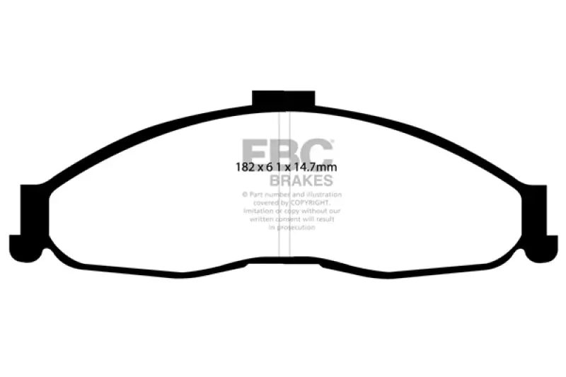 Ebc Greenstuff Front Brake Pads For 1998–2002 Chevrolet Camaro (4Th Gen) 1
