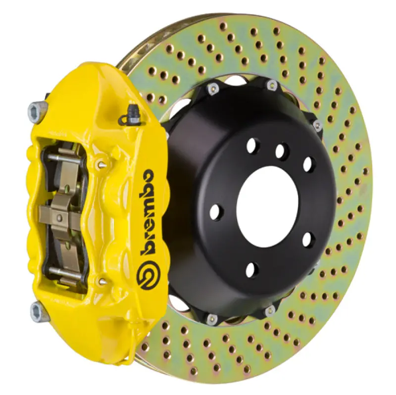 Brembo Gt Big Brake Kit For 1990–2005 Acura Nsx – Rear 4-Piston Calipers With 345X28Mm Drilled Rotors 1
