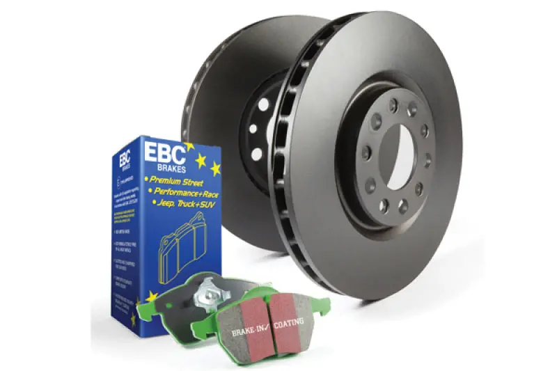 Ebc Greenstuff Brake Pad & Rk Rotor Kit – High-Performance Street Replacement For Front Or Rear Axles 1