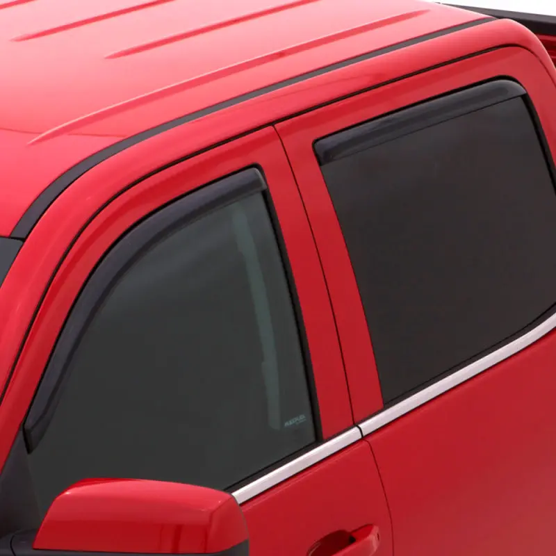 Avs 02-10 Ford Explorer (4 Door) Ventvisor In-Channel Front & Rear Window Deflectors 4Pc - Smoke 1