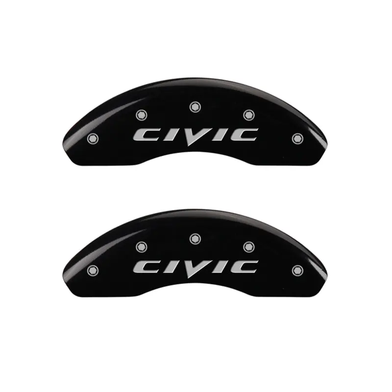 Mgp Engraved 4-Piston Caliper Covers – Front & Rear For 2015+ Honda Civic 1