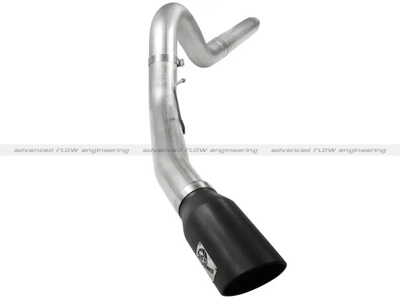 Afe Power Atlas 5" Dpf-Back Exhaust System For 2008–2010 Ford 6.4L Powerstroke – Aluminized Steel, Black Tip 1