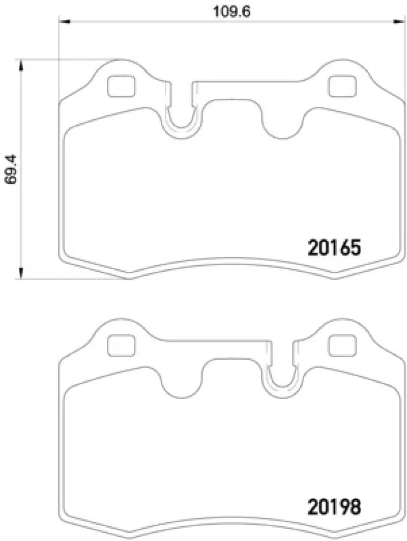 Hella Rear Brake Pad Kit For 2005–2014 Aston Martin Db9 1