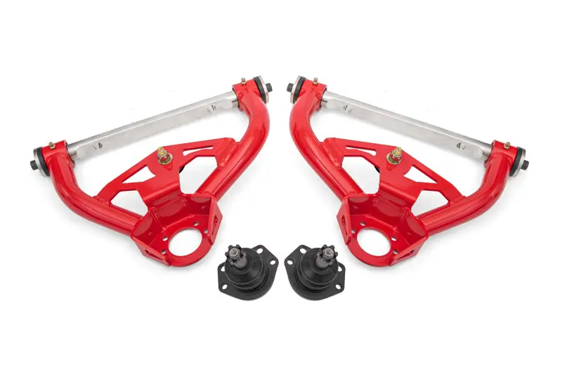 Bmr Red Upper A-Arms For 1978–1987 Gm G-Body – Non-Adjustable W/ Delrin Ball Joints 1