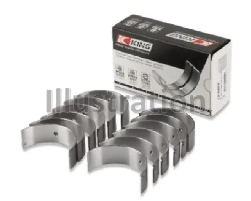 King Engine Bearings Connecting Rod Set – Oversized +0.75Mm (.002") For Chevrolet 262 Engines 1