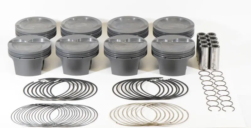 Mahle Sbf Forged Piston Set – 392Ci Small-Block Ford, 4.030" Bore × 3.85" Stroke, 5.956" Rod, .912" Pin, −26Cc Dish, 9.1:1 Cr (8-Piece) 1