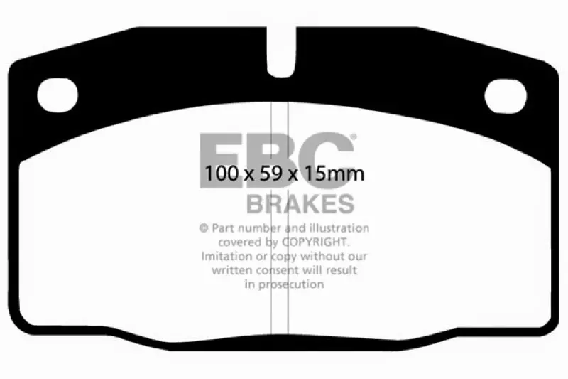 Ebc Ultimax2 Front Brake Pads For 1989–1995 Lotus Elan M100 (1.6L Turbo) 1
