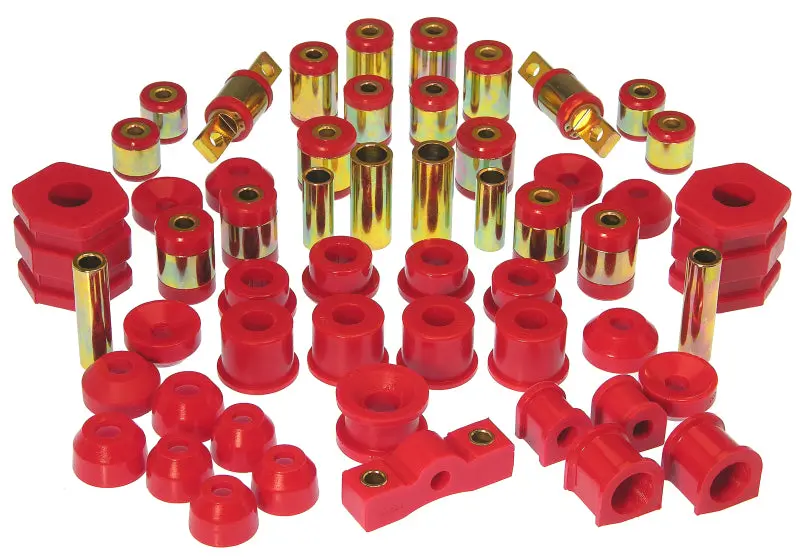 Prothane Total Suspension Bushing Kit For 1999–2000 Honda Civic – Red Polyurethane Components 1