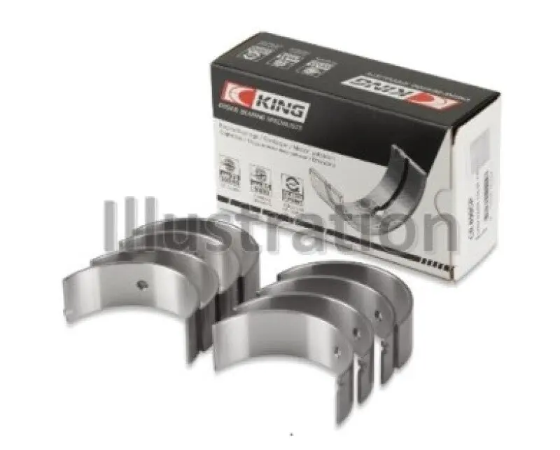 King Engine Bearings Connecting Rod Set For Toyota 2E Engine – +0.25Mm Oversize 1