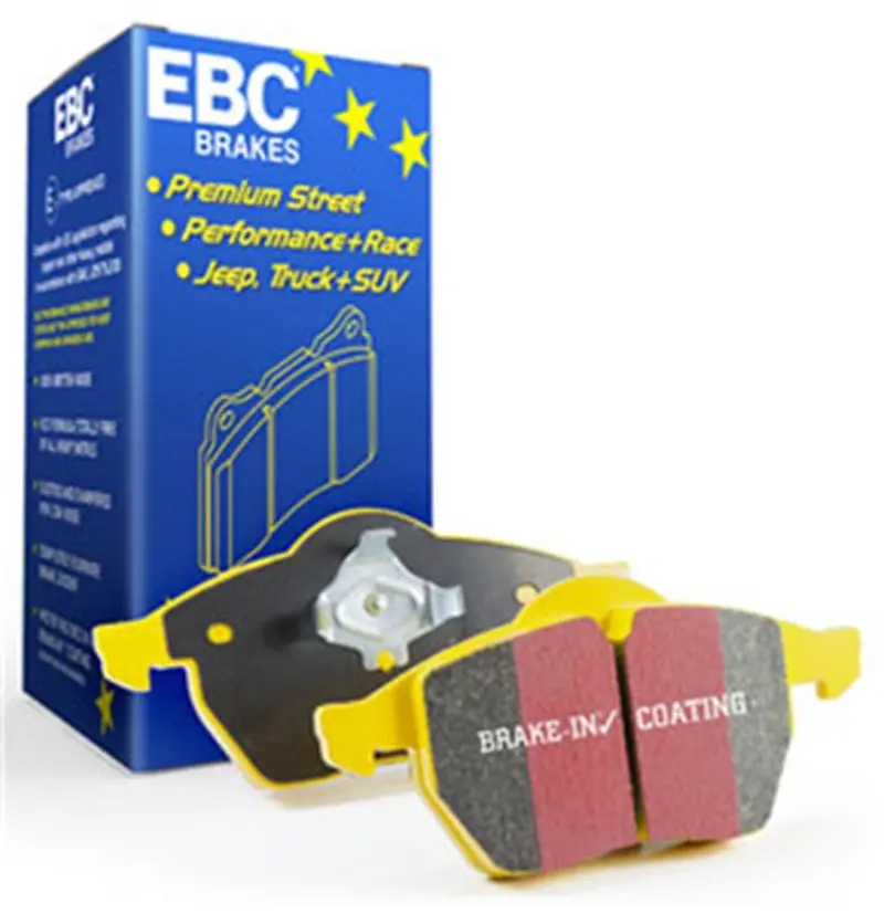 Ebc Yellowstuff Rear Brake Pads For 2012–2015 Porsche 911 (991) Carrera 3.4L — Cast Iron Rotor Compatible 2