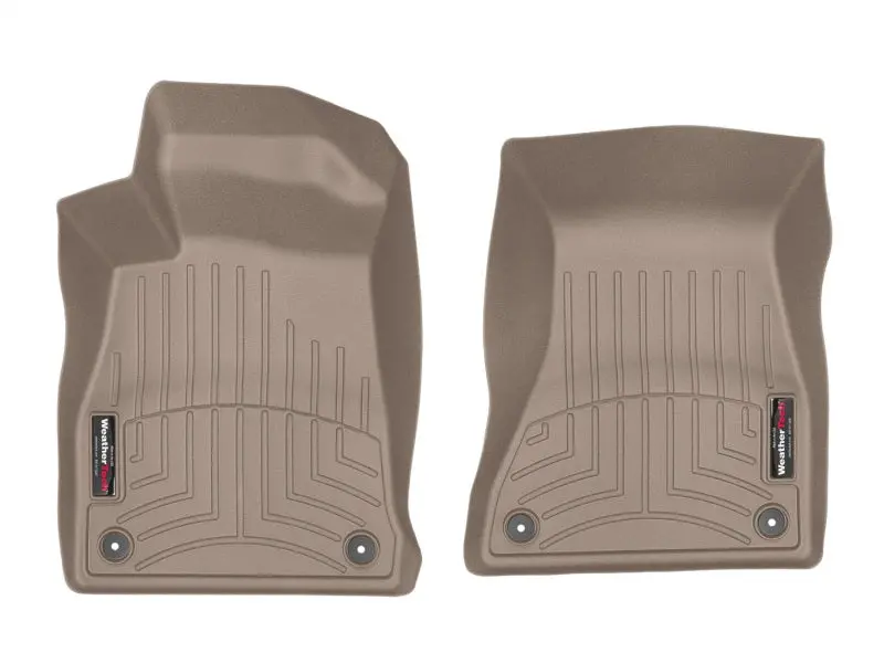 Weathertech Front Floor Liners For 2017+ Audi A4 Sedan – Tan 1