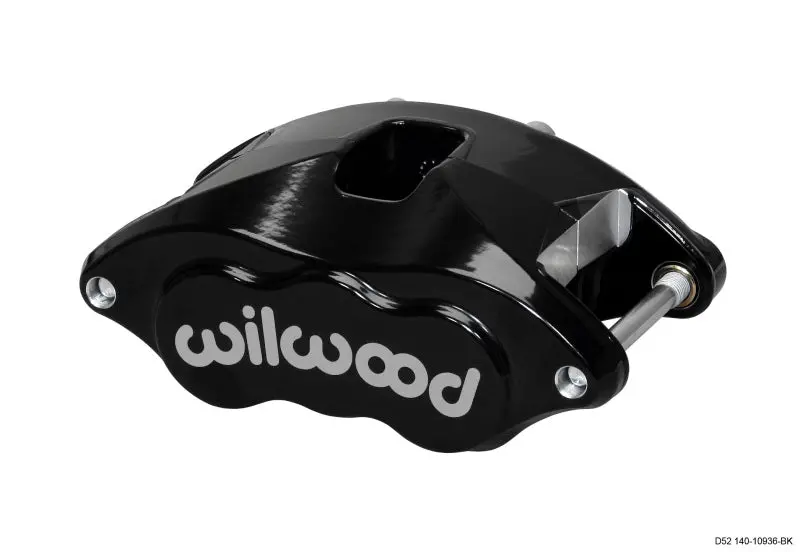 Wilwood D52 Black Powder-Coated Brake Caliper – Dual 2.00" Pistons, 1.28" Disc Thickness 1
