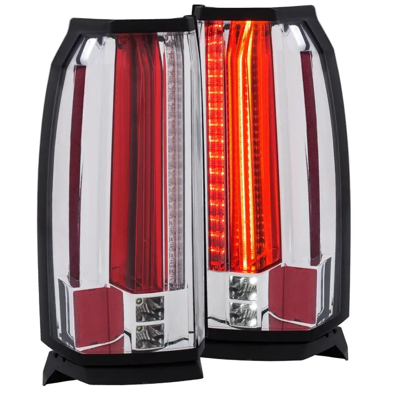 Anzo Led Chrome Taillight Assembly For 2015–2017 Chevrolet Suburban & Tahoe 1