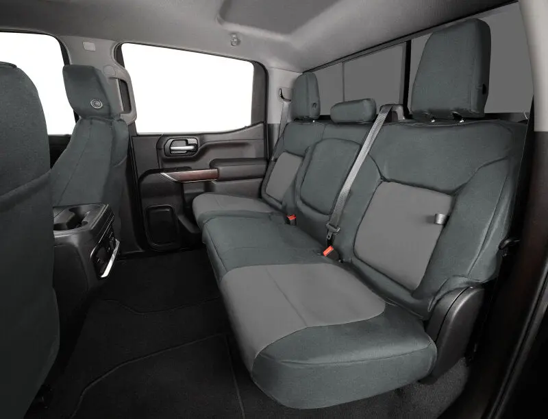 Covercraft Charcoal/Silver Endura Precisionfit Front Seat Covers For 2015–2024 Nissan Murano 1