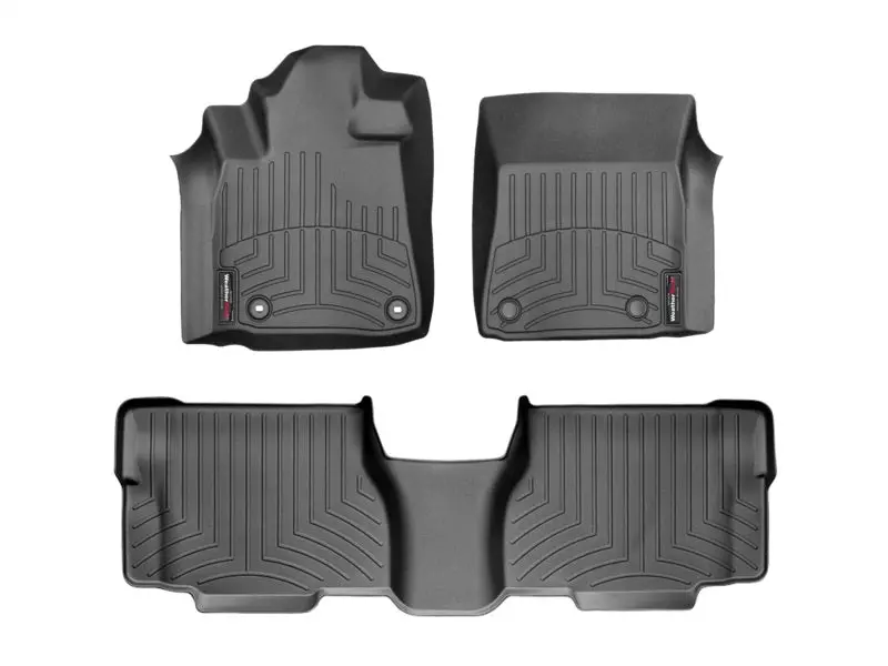 Weathertech Rear Floorliner — Black Universal Fit 1