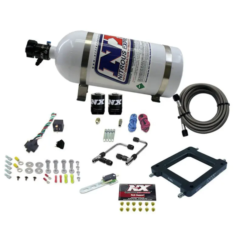 Nitrous Express Dominator Gemini Stage 6 Alcohol Nitrous Kit W/10Lb Bottle 1