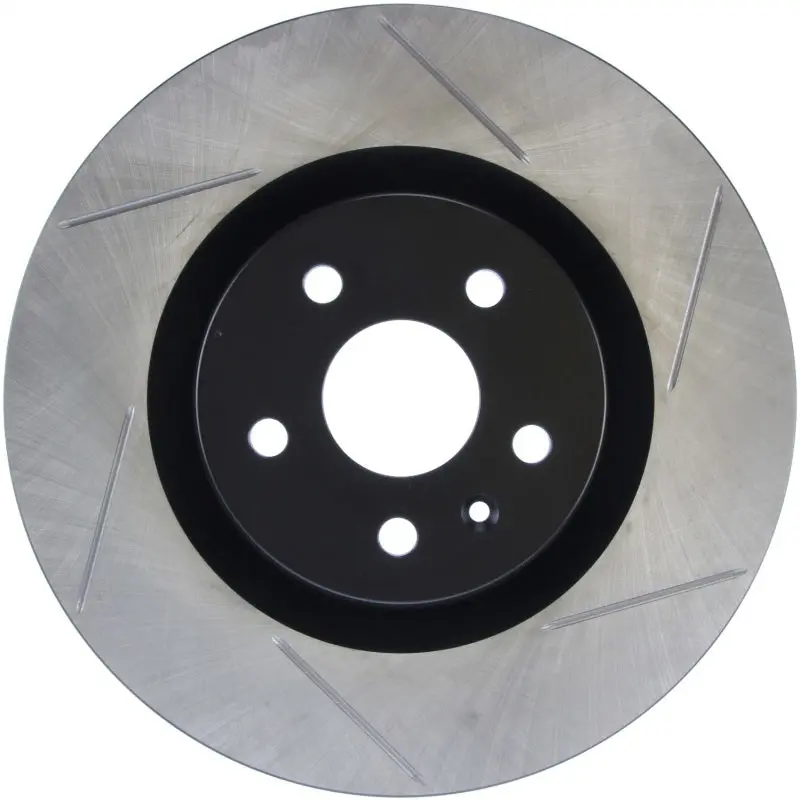 Stoptech Power Slot Slotted Front Left Brake Rotor — 2010 Camaro Ss (V8) And 2009 Pontiac G8 Gxp 1