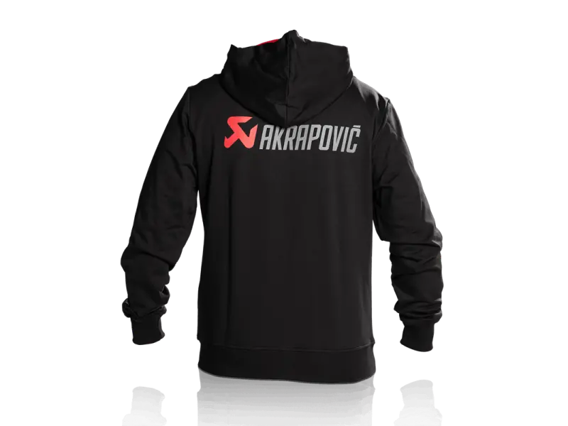 Akrapovič Men’S Black Hoodie Featuring Embroidered Logo – Size Xxl 1