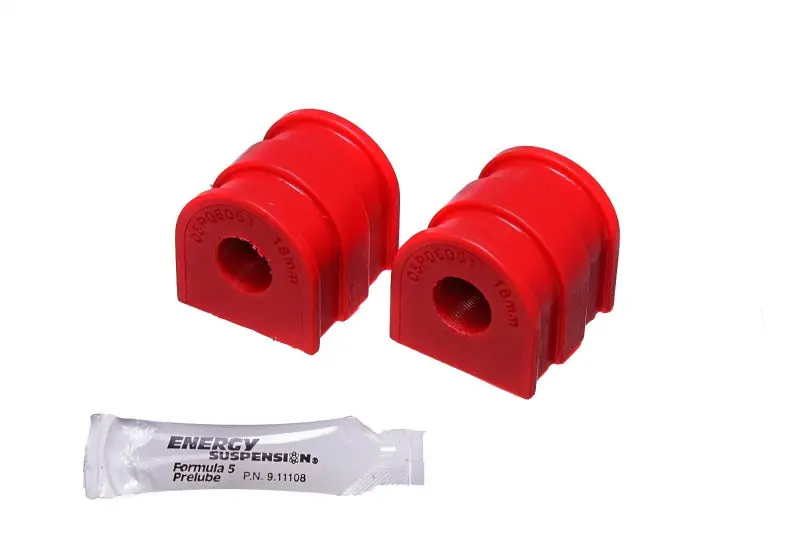 Energy Suspension 10-14 Vw Golf (Base)/10-14 Vw Gti Red 18.5Mm Rear Sway Bar Bushing Set 1