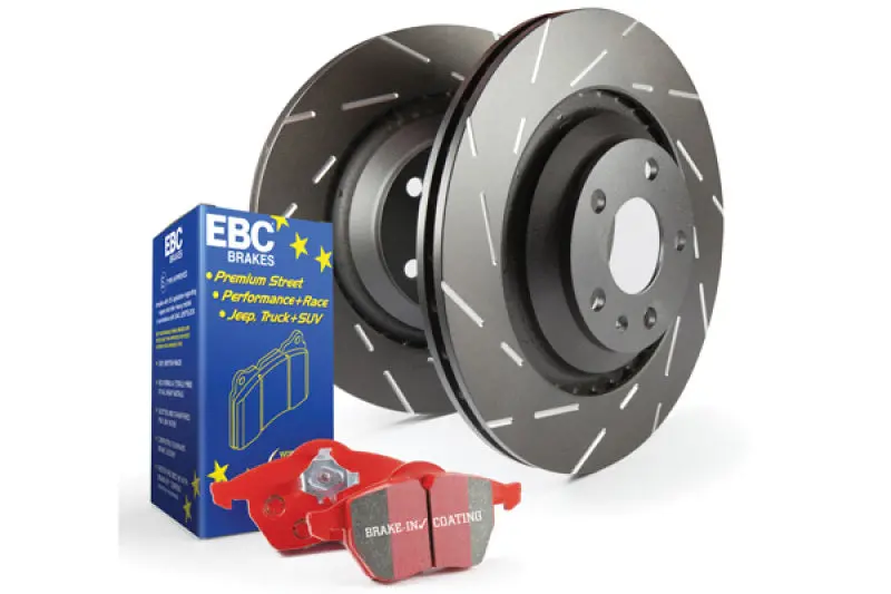 Ebc Redstuff Brake Pad & Slotted Rotor Kit (S4 Series) – Street & Track Ready 1