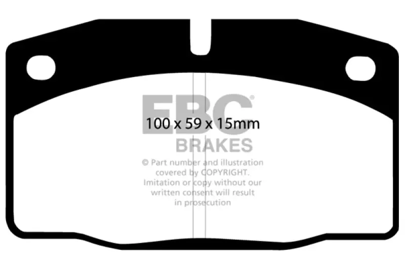 Ebc Ultimax2 Front Brake Pads For 1989–1995 Lotus Elan M100 (1.6L Turbo) 2