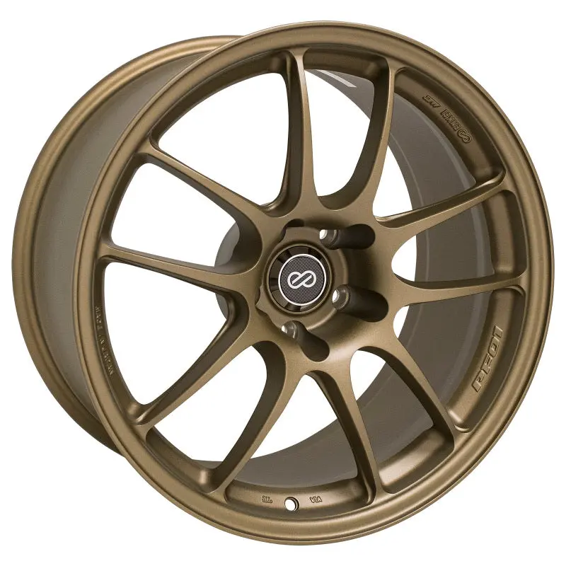 Enkei Pf01 Titanium Gold Alloy Wheel — 18X9.5", 5X114.3, +15Mm Offset, 75Mm Bore (Min. Order: 40) 1
