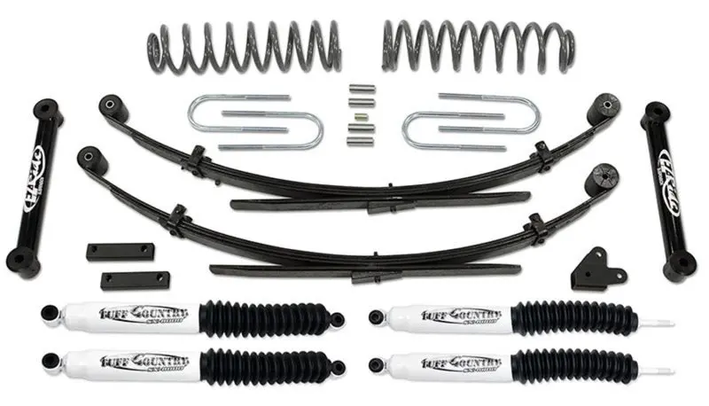 Tuff Country 3.5-Inch Lift Kit For 1987–2001 Jeep Cherokee 4X4 – Includes Sx6000 Rear Shocks 1