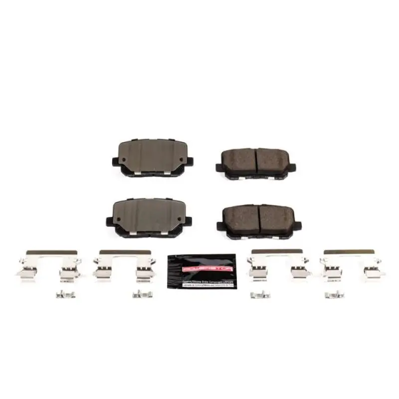 Power Stop Z23 Evolution Sport Brake Pads With Hardware For Rear Axle Of 2014–2019 Dodge Charger 1