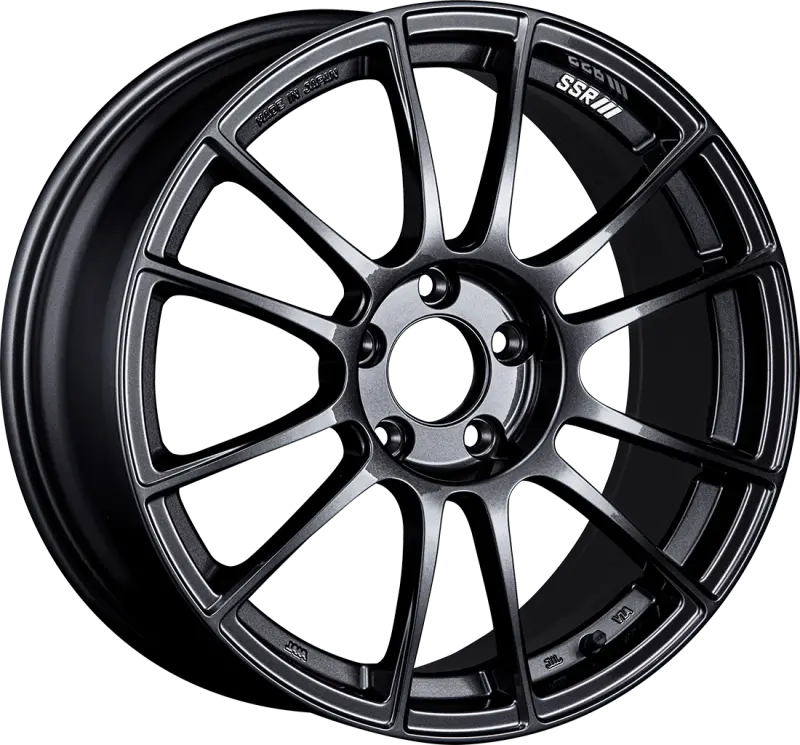 Ssr Gtx04 Black Graphite Alloy Wheel — 18X8.5", 5X112, +44Mm Offset 1