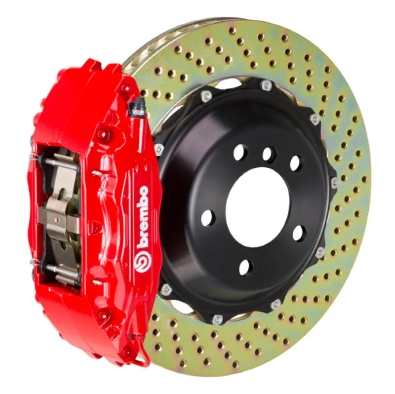 Brembo Gt Big Brake Kit – Front, 6-Piston Calipers With 355×32Mm Drilled Two-Piece Rotors, Fits 2007–2012 Bmw 335I (Non-Xdrive) 1