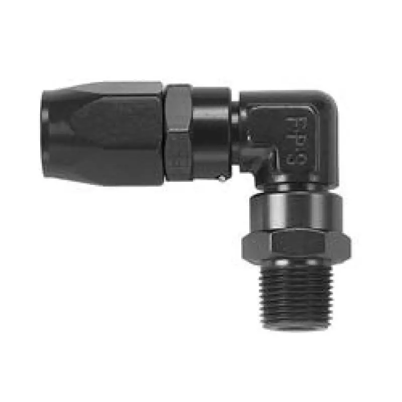 Fragola -12An X 90 Degree X 7/8-14 (10) Hose End - Black 1