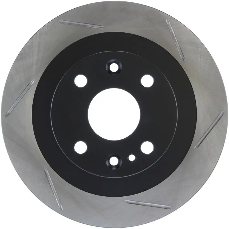 Stoptech Power Slot Slotted Rear Brake Rotors — 1994–1997 & 1999–2005 Mazda Miata (Compatible With Stock Suspension Only) 1