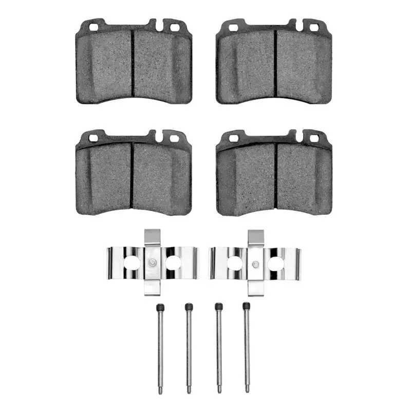 R1 Optimum Oe Brake Pad & Hardware Kit – Front Axle For 1990–2002 Mercedes-Benz 300Ce 1