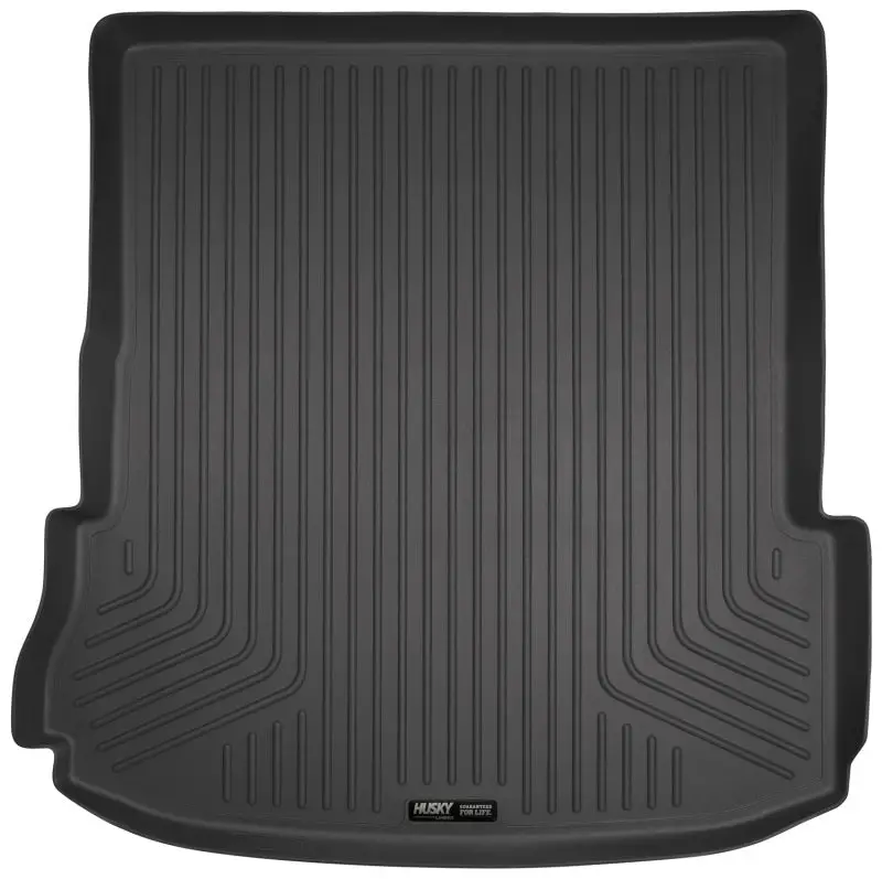 Husky Liners Weatherbeater Rear Cargo Mat For 2011–2012 Ford Explorer – Black, Fits Folded Third Row 1