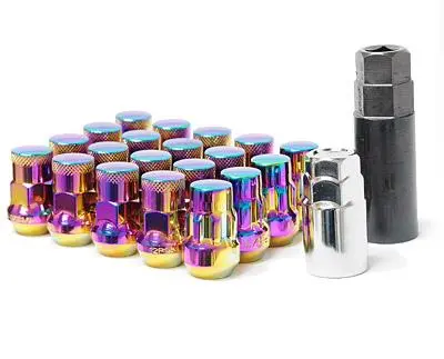 Wheel Mate Muteki Sr35 Black Closed-End Lug Nut Set With Lock – 12X1.25Mm, 35Mm Length 1