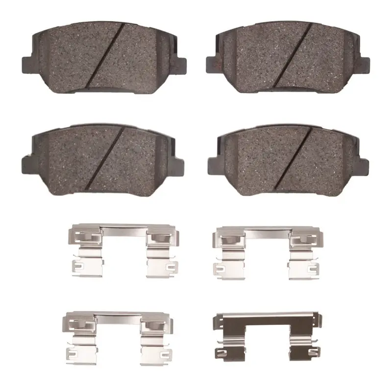 R1 Concepts Ceramic Front Brake Pad & Hardware Kit For 2020 Hyundai Santa Fe 1